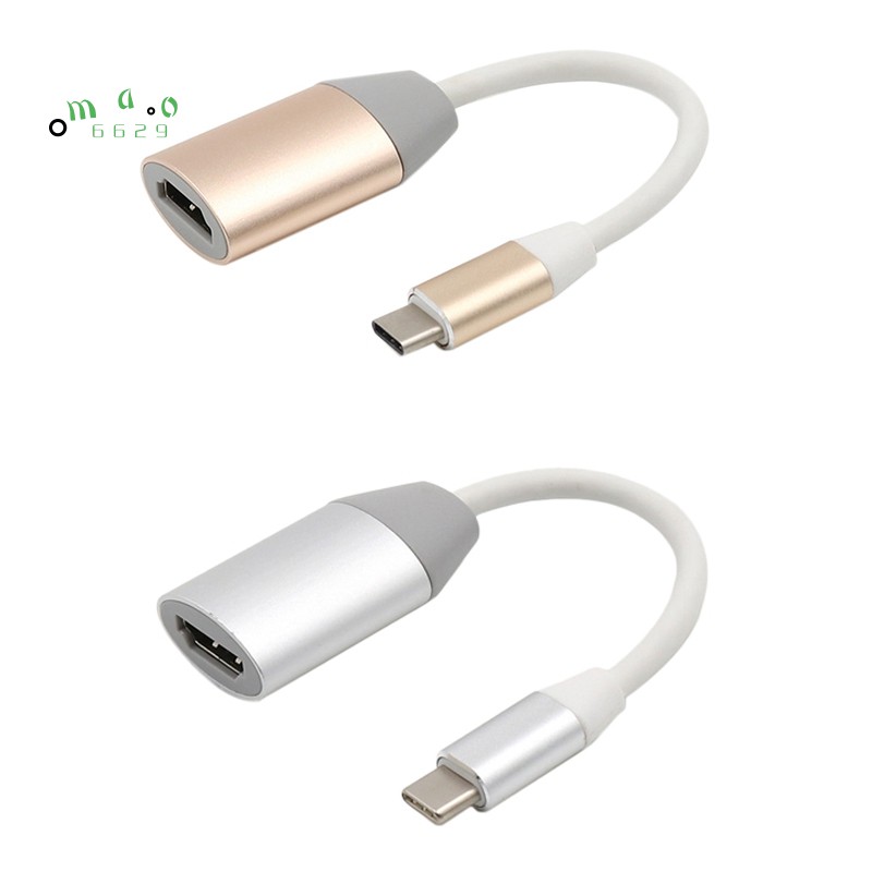 Cáp Chuyển Đổi Loại C Sang Hdmi 4k Hd Video Cho Macbook, Pc, Monitor, Samsung,Etc. (Màu Vàng)