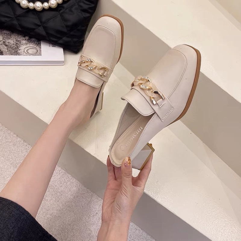 Sục xích gót vuông 5,5cm⚡️ANDUSTORE⚡️