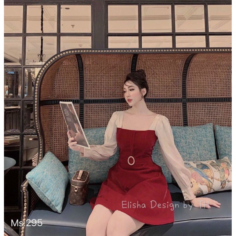 Đầm nhung dự tiệc