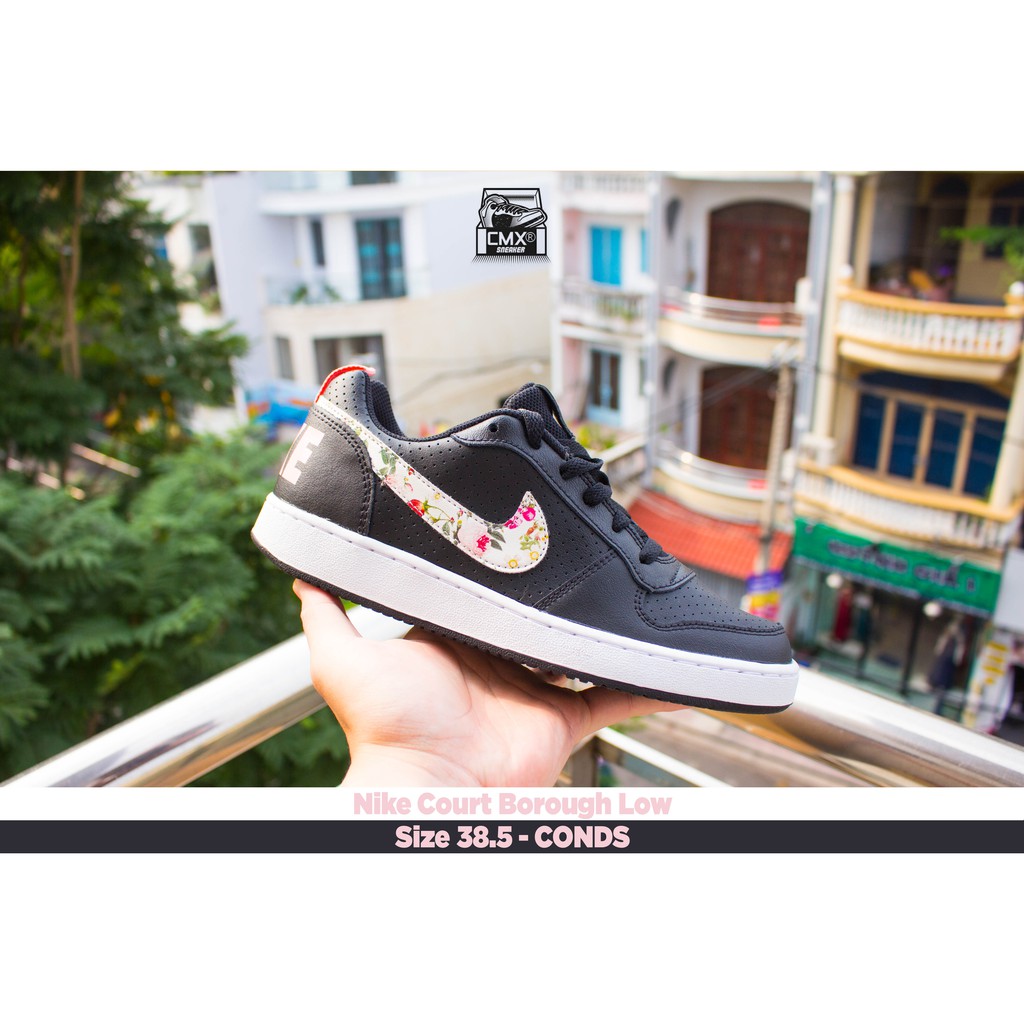 😘 [ HÀNG CHÍNH HÃNG ] Giày Nike Court Borough Low ( BQ7031-001 ) - REAL AUTHETIC 100%