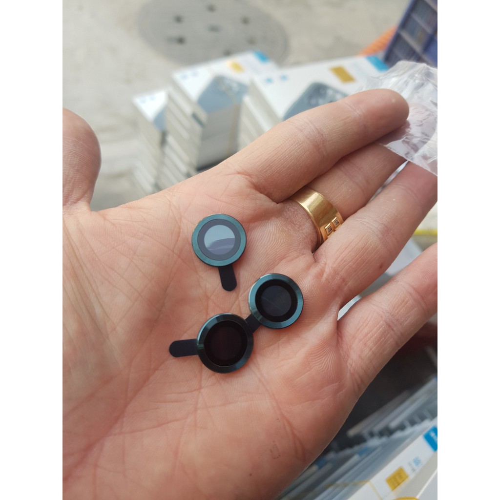 [ Bộ 3 mắt] Dán từng mắt camera chống trầy Chính hãng Kuzoom Bảo vệ cho iPhone 12/mini/pro/promax