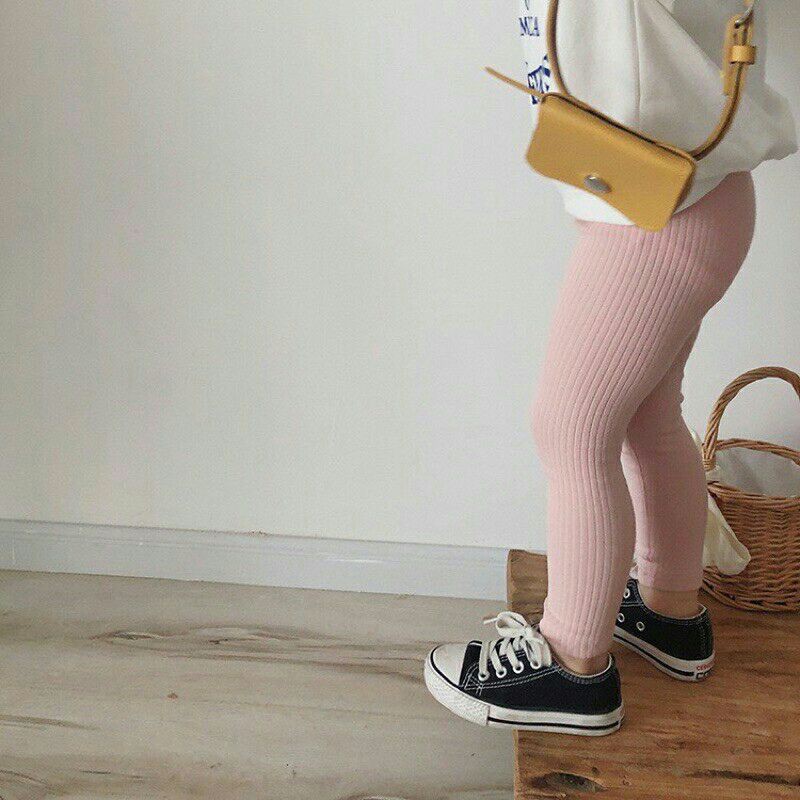 Quần thun gân Minkymom bảng màu siêu đẹp cho bé trai bé gái Q04