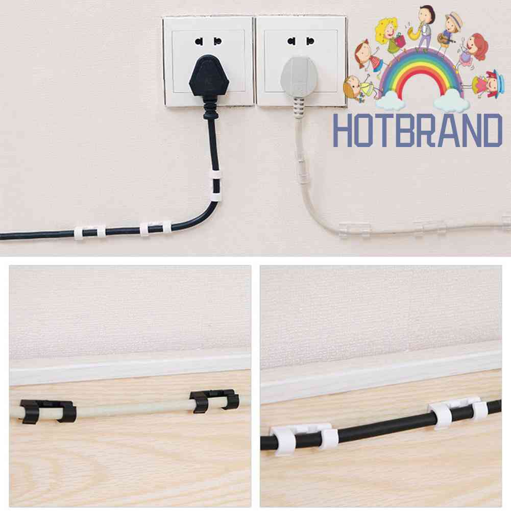 Set 20 Giá Đỡ Cố Định Dây Cáp Mạng Cổng USB