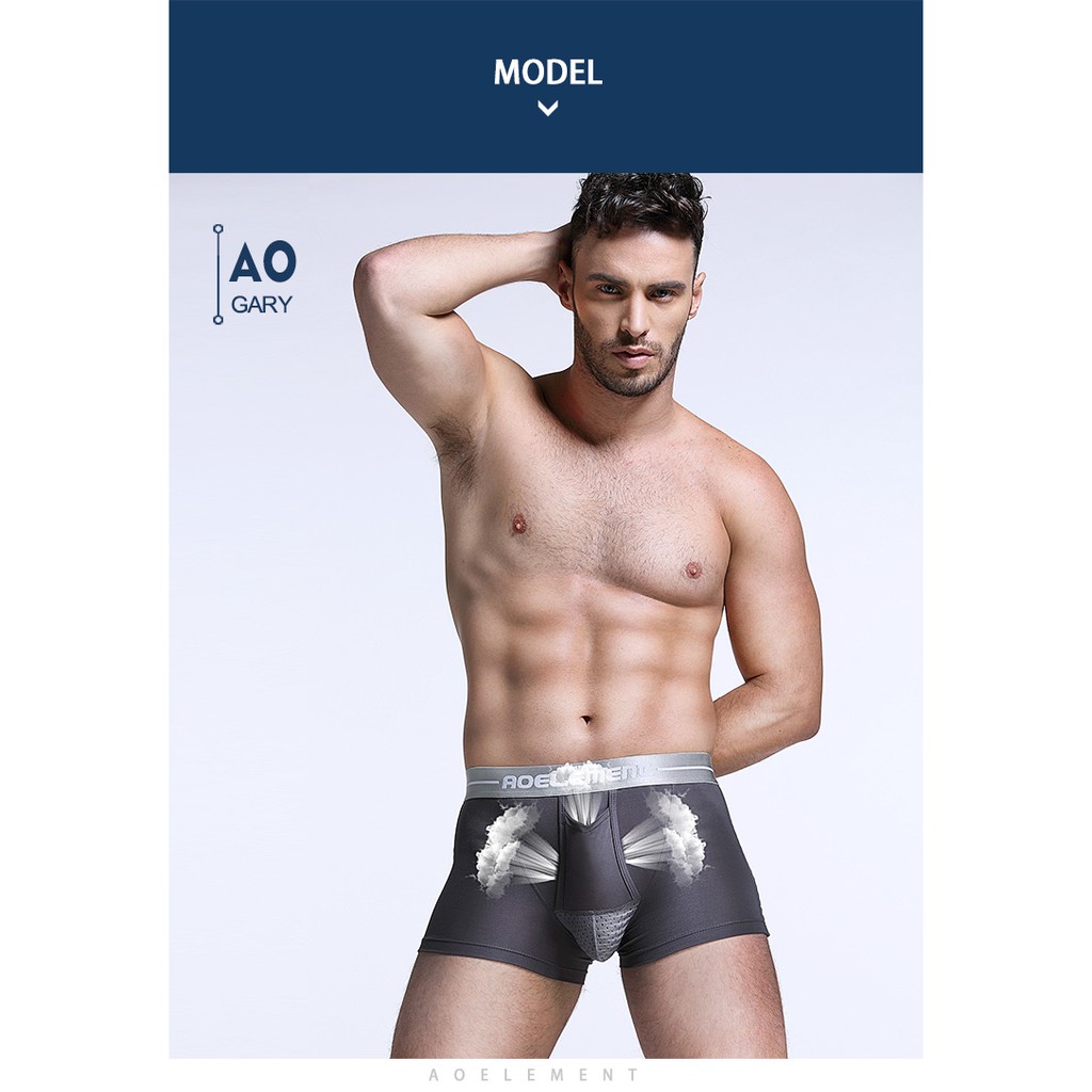 Quần lót boxer quyến rũ thoải mái hợp thời trang cho nam 035