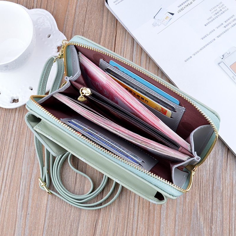 Túi Đựng Điện Thoại Di Động Sức Chứa Lớn Phong Cách Thời Trang Cho Nữ