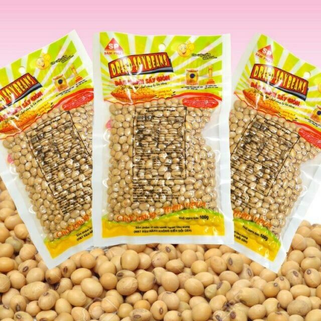 ĐẬU TƯƠNG SẤY GIÒN GÓI 500G