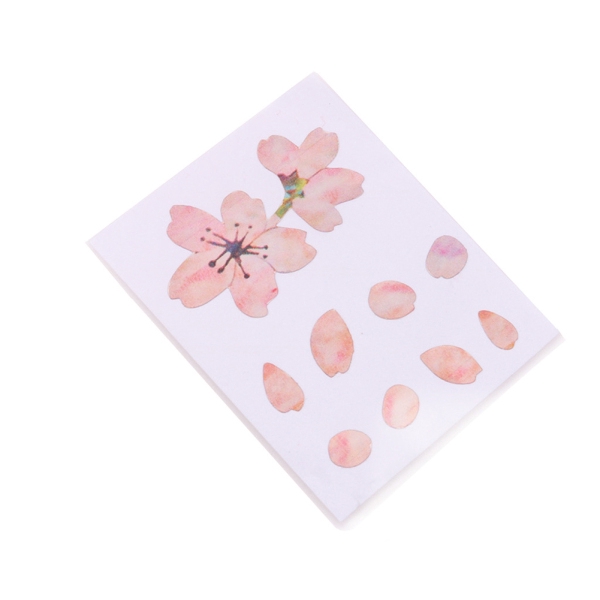 Sticker trang trí đàn guitar ukulele họa tiết hoa anh đào