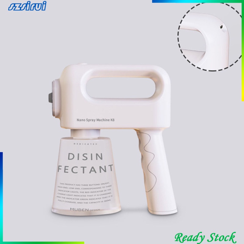 Bình Xịt Nano Khử Trùng Không Dây 500ml 1800mAh Tiện Dụng