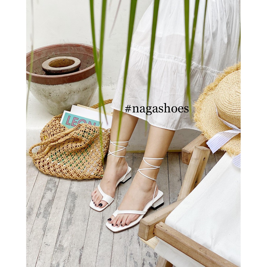 ff <3 GIÀY CAO GÓT NAGASHOES CỘT DÂY 3P NAC164 > . new ‼️ . new ! <3 🇻🇳 2020 ' ) " ' ྇ -