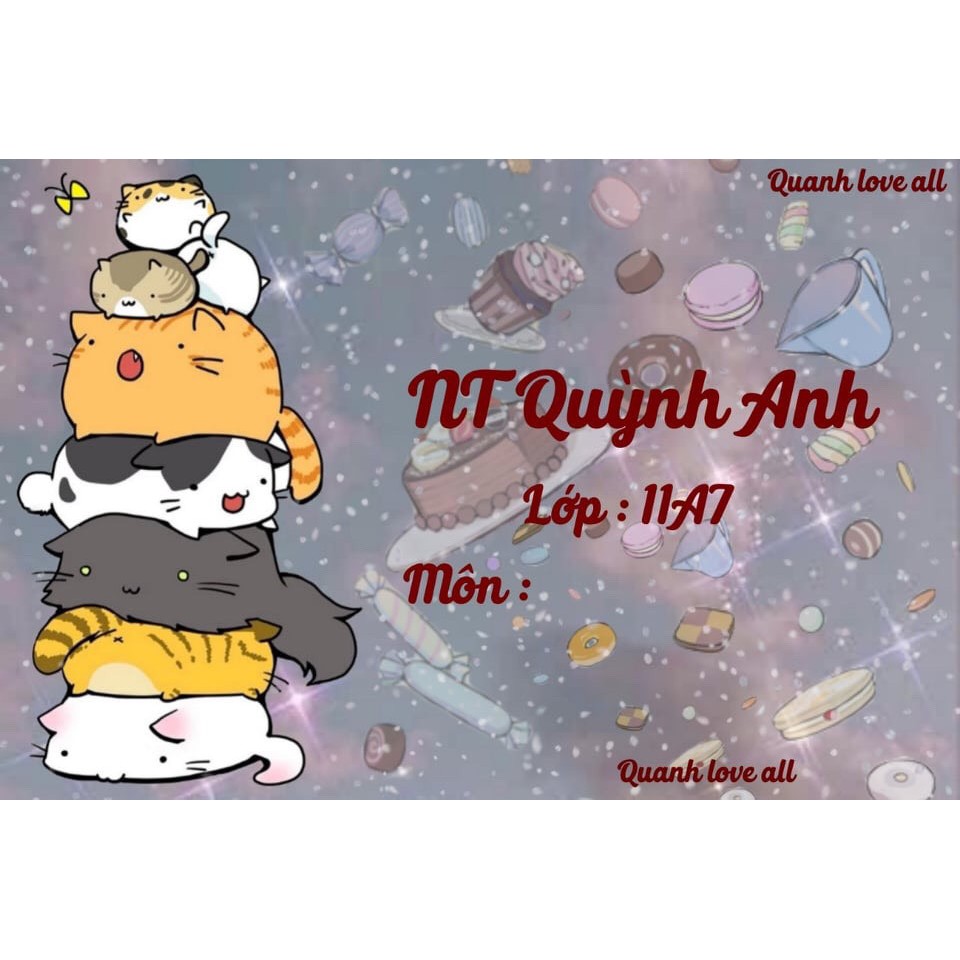 in nhãn vở và miếng dán tên đồ dùng học tập theo yêu cầu