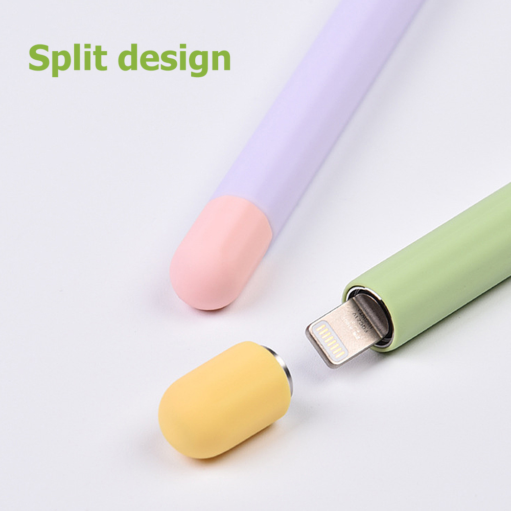 Vỏ bao ốp silicon, case Apple Pencil 1 và Pencil 2 - Chống Trượt Cho  cover | WebRaoVat - webraovat.net.vn