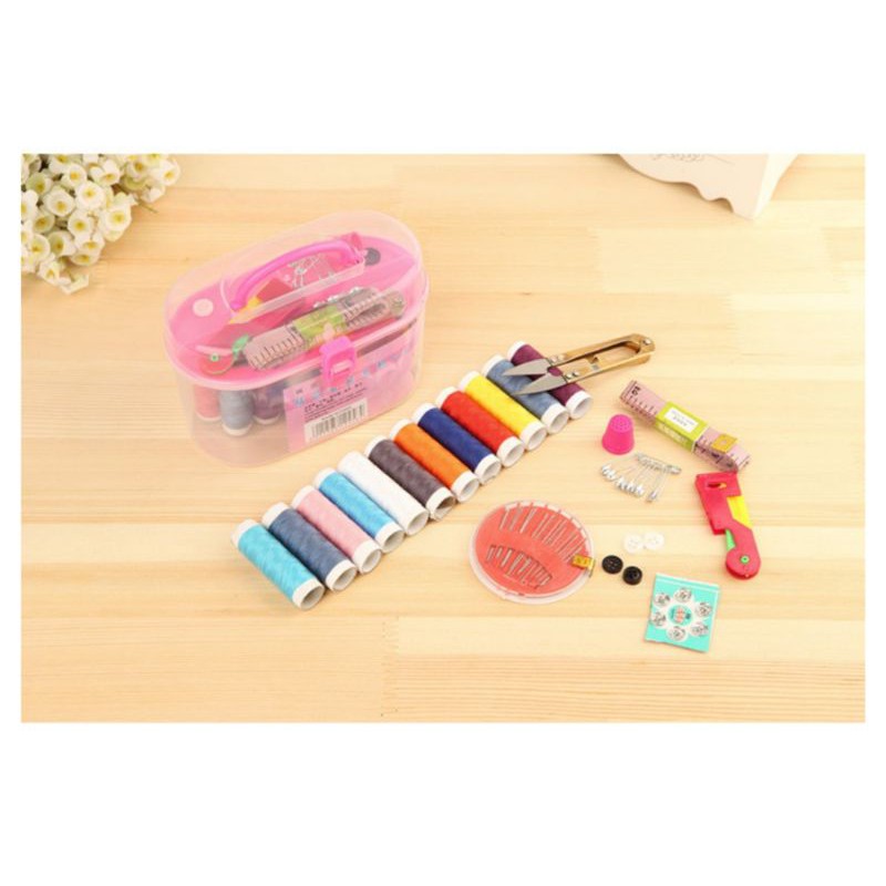 Hộp Kim Chỉ May Đa Năng Loại Lớn 55 Chi Tiết