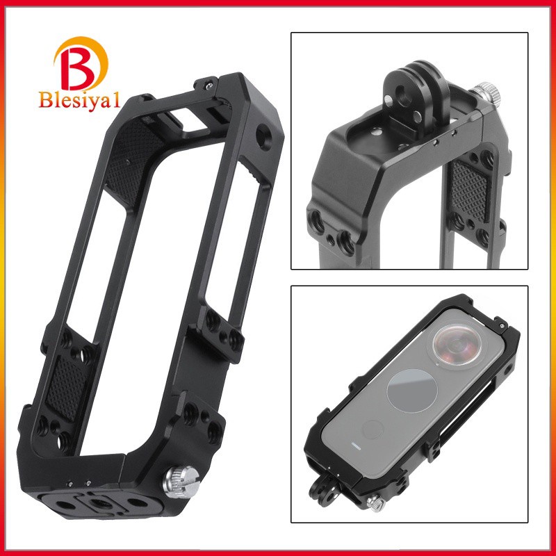 [BLESIYA1] Protective Frame Mount Expansion With Cold Shoe Adapter For Insta 360 ONE X2