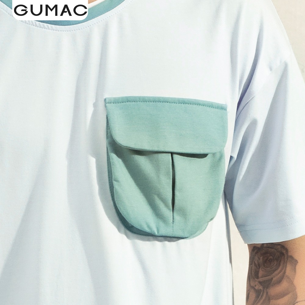 Áo thun nữ túi hộp GUMAC thiết kế basic năng động trẻ trung ATA1151 | BigBuy360 - bigbuy360.vn