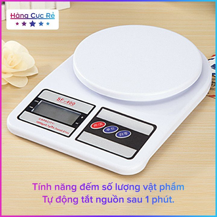 Cân điện tử để bàn 7kg chính xác đến từng gram ✨Freeship✨ Cân nấu ăn, làm bánh bếp tiện lợi - Shop Hàng Cực Rẻ