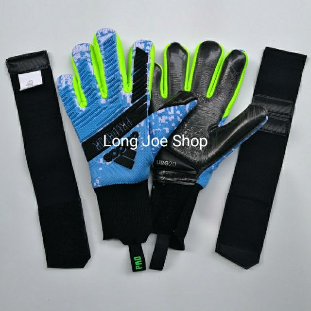 Găng tay thủ môn adidas predator de gea xanh dương