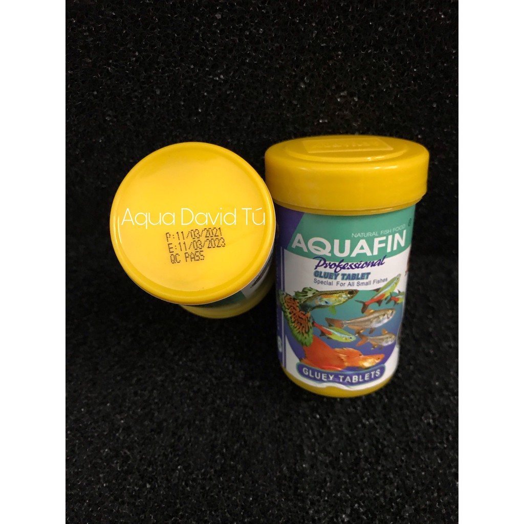 Thức ăn viên dính Aquafin 100ml | Thức ăn cá cảnh