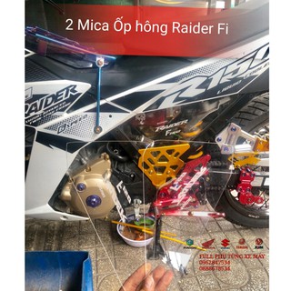 Ốp sườn mica Raider Fi Satria trong suốt bằng Mica