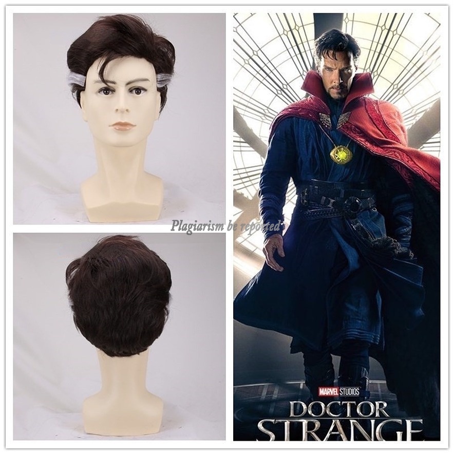 Dr. Strange 2 Cosplay Bộ Áo Choàng Kèm Tóc Giả Doctor Strange In the Multiverse of Madness