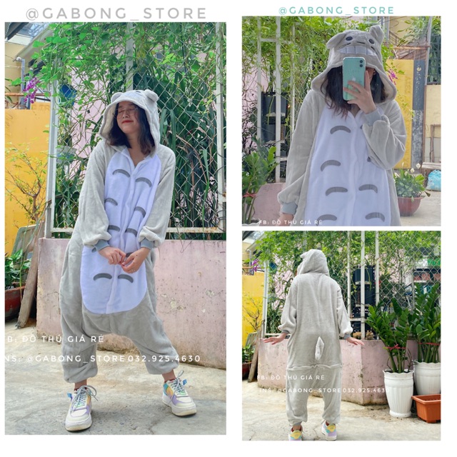 [ẢNH THẬT ] bộ đồ hình thú Totoro cực xinh