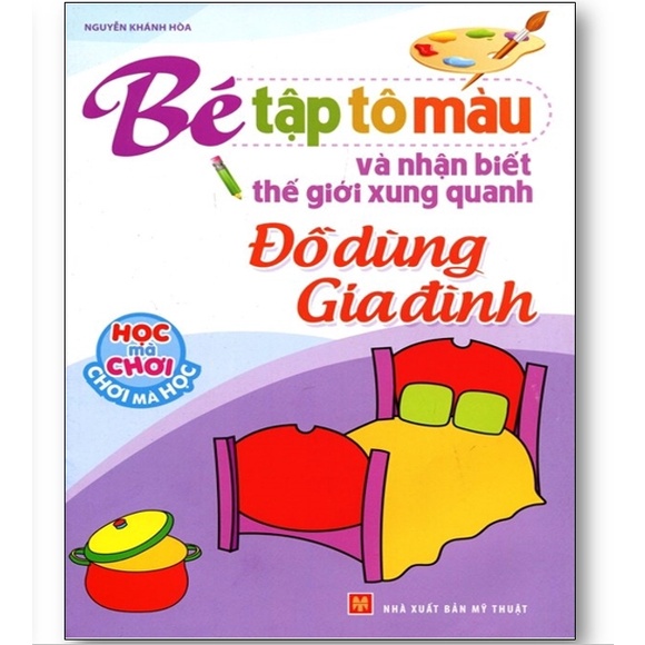 Sách - Túi Bé Tập Tô Màu Và Nhận Biết Thế Giới Xung Quanh (6 cuốn)