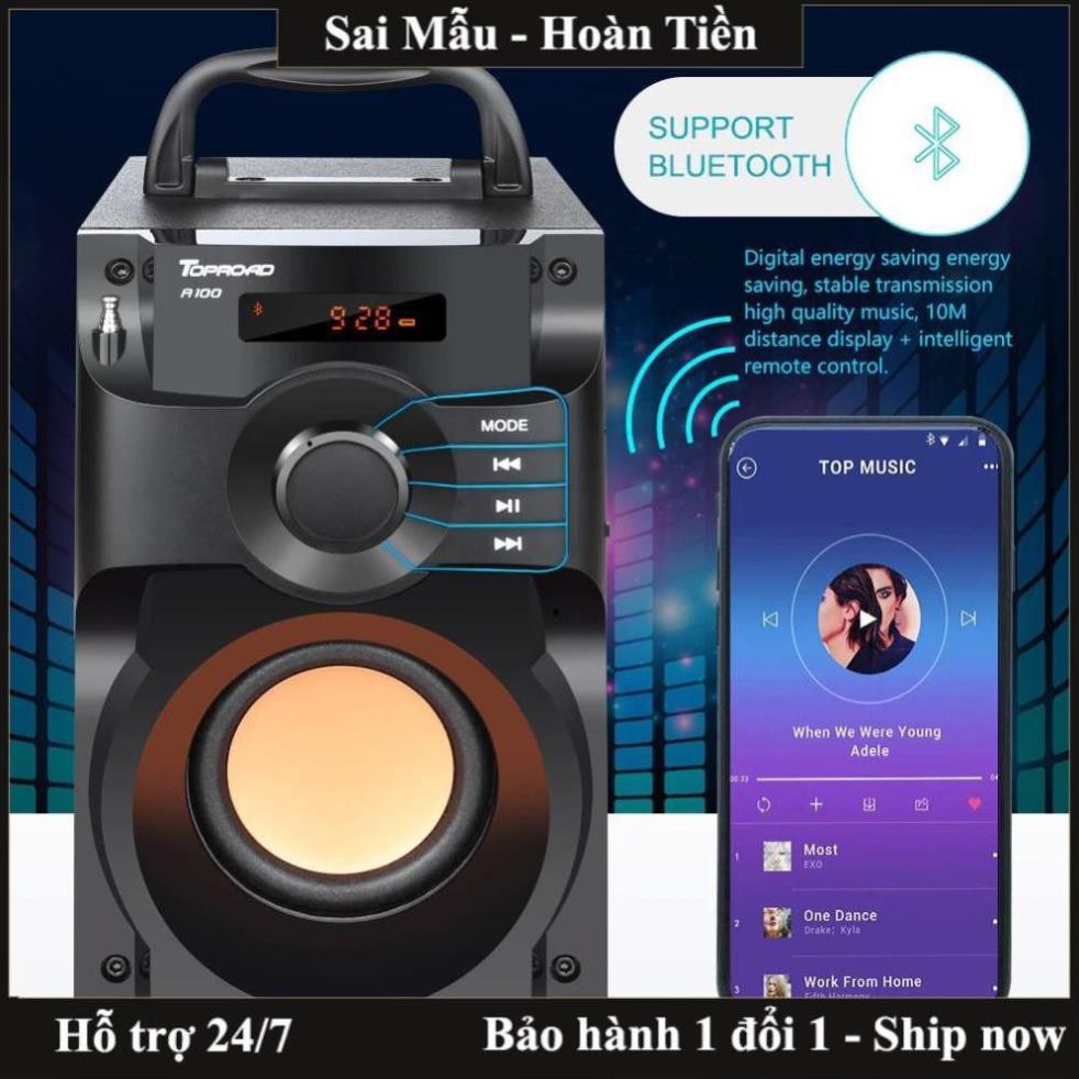 Loa bluetooth công suất lớn siêu Bass HAOYES RS - A100 chất lượng âm thanh siêu đỉnh nhất tầm giá, SD, USB, Bluetooth