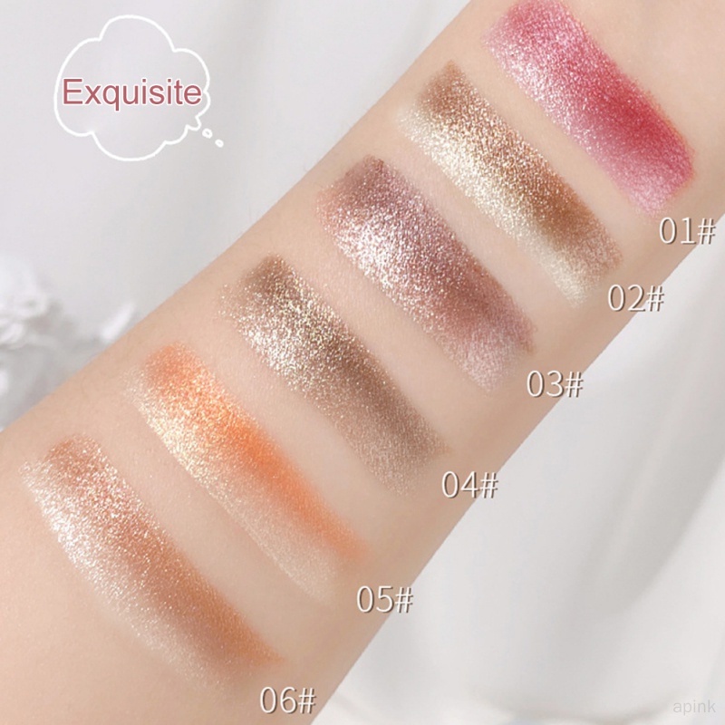 Phấn Mắt Dạng Thỏi Hai Màu Gradient Lấp Lánh Lâu Trôi Không Thấm Nước