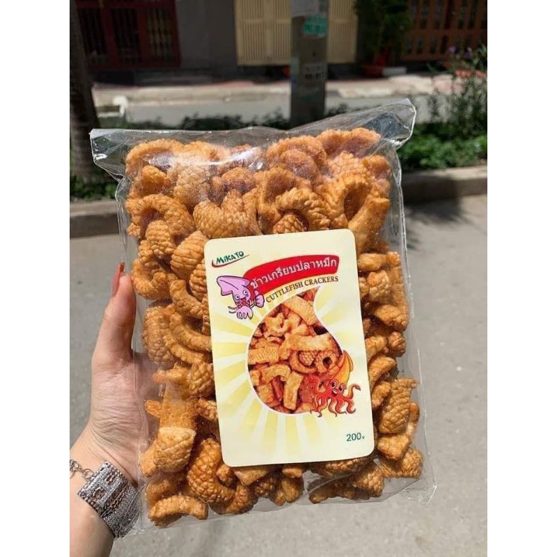 SNACK MỰC THÁI LAN GÓI 200GRAM - Lùn Con Food