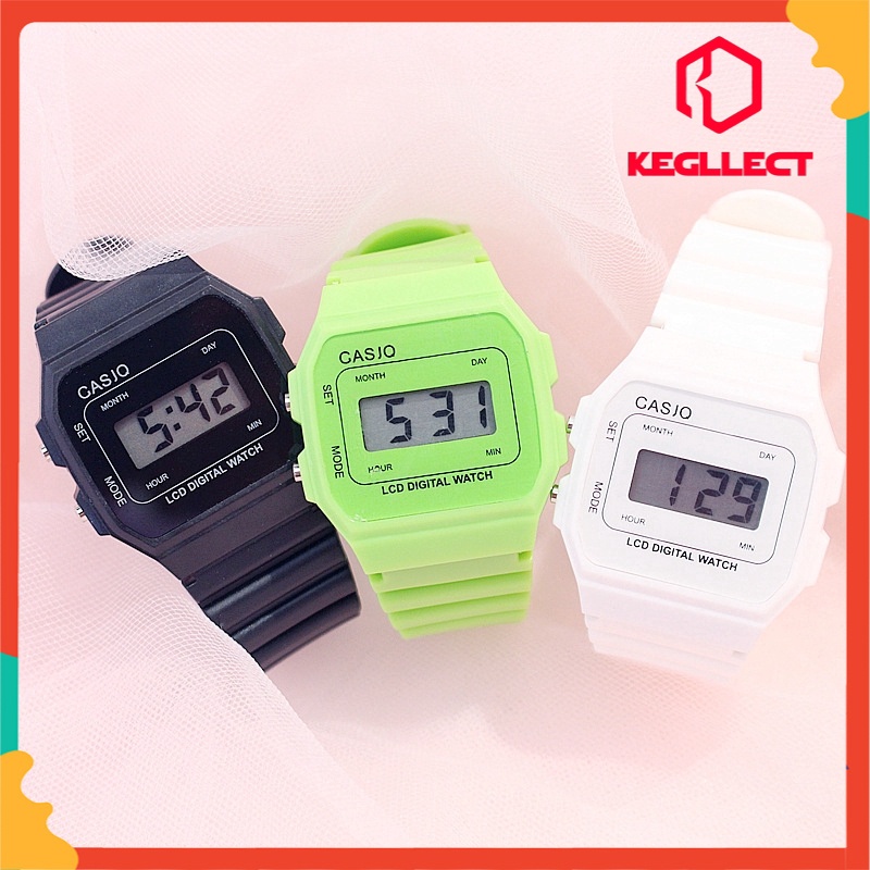 Kegllect Thời Trang Đồng Hồ Điện Tử Phong Cách Hàn Quốc