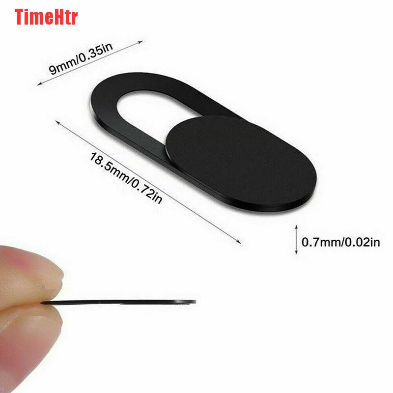 TimeHtr 5PCS WebCam Plastic Shutter Privacy Slider Camera Cover Sticker for Laptop Phone