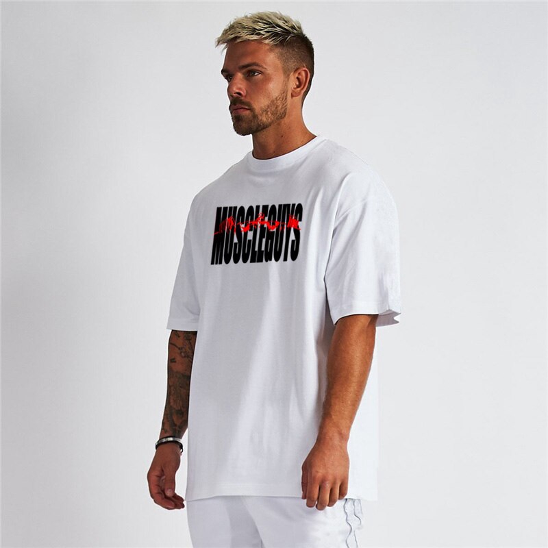 Áo Thun Cotton Tay Ngắn Tập Gym Thời Trang Mùa Hè Cho Nam Giới 2021brand