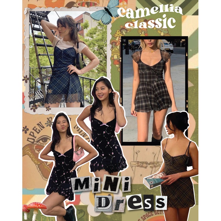 Váy Mini dress form ngắn có lớp lót trong