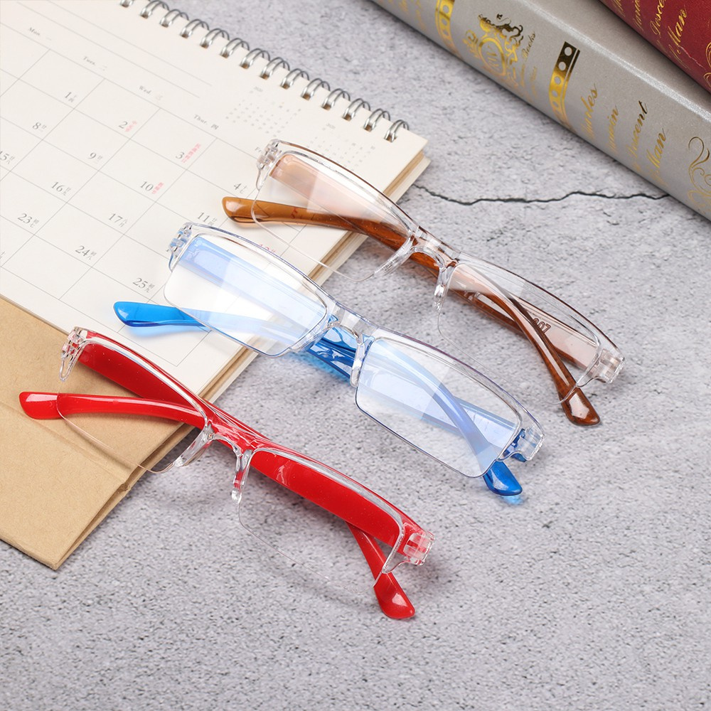 Kính Đọc Sách + 1.00 ~ + 4.0 Siêu Nhẹ Nhiều Màu Sắc Chất Liệu Nhựa Resin Siêu Nhẹ Cho Nam Và Nữ