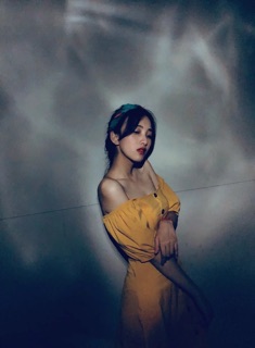 Váy vàng mustard - ẢNH THẬT