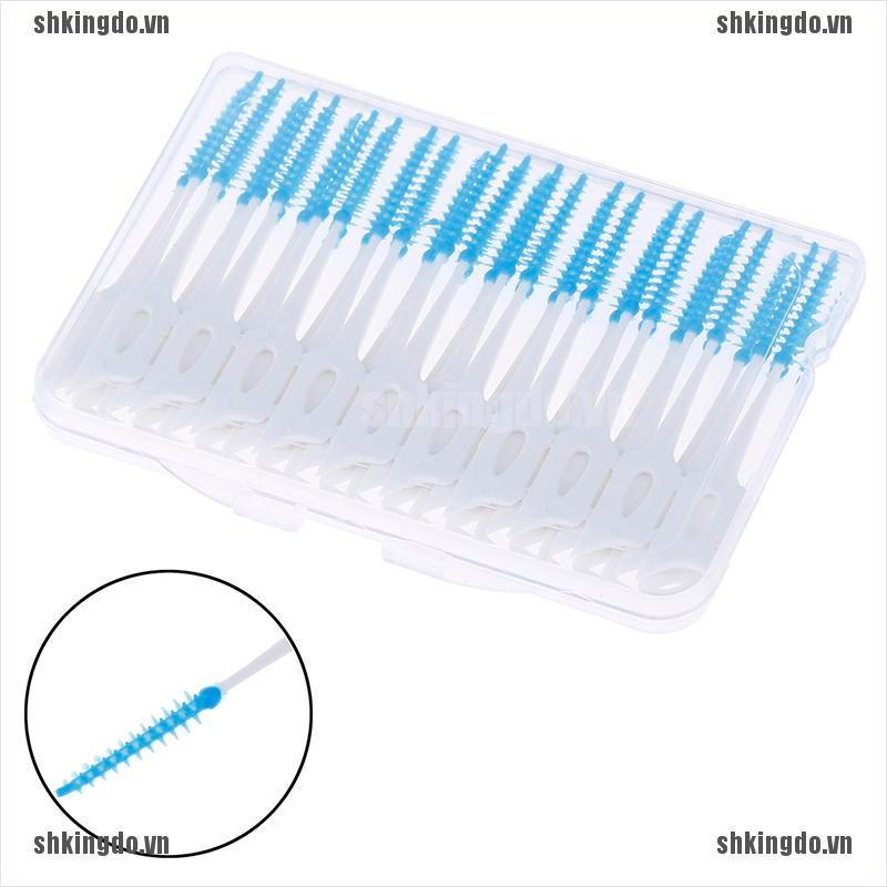 Hộp 40 bàn chải vệ sinh kẽ răng 0.7mm