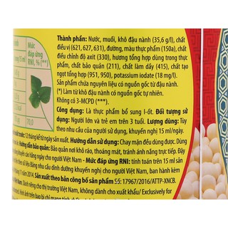 Nước Tương Chinsu Tam Thái Tử Nhất Ca 650ml