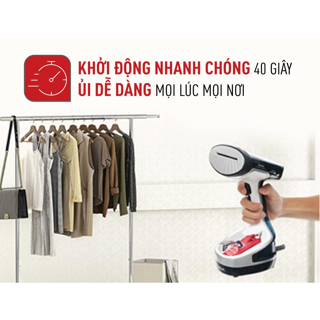 [Mã ELTEFALWL5 giảm 10% đơn 500K] Bàn ủi hơi cầm tay Tefal DT8100E0