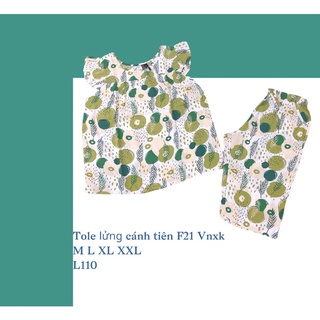 Bộ tole quần lửng tay cánh tiên xuất khẩu F21