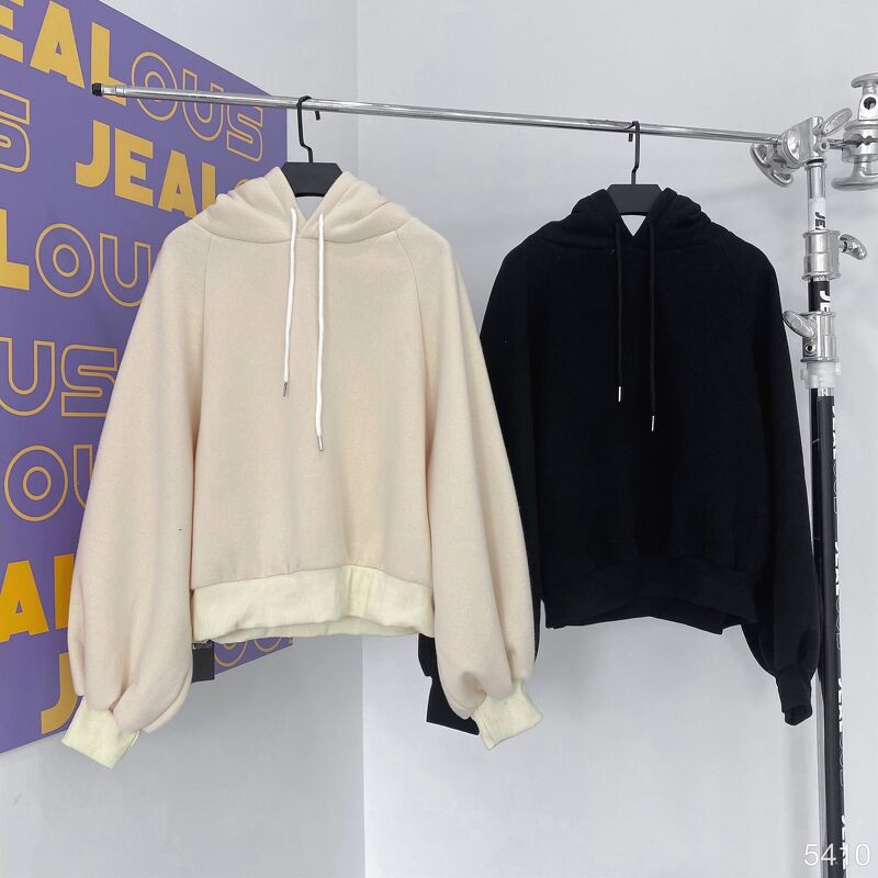 Áo hoodie nữ, áo hoodie crop trơn 5410 | BigBuy360 - bigbuy360.vn