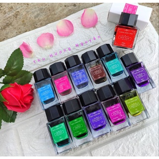 Mực Cánh Diều lọ 15ml nhanh khô, không cặn, màu đẹp dùng để bơm bút máy