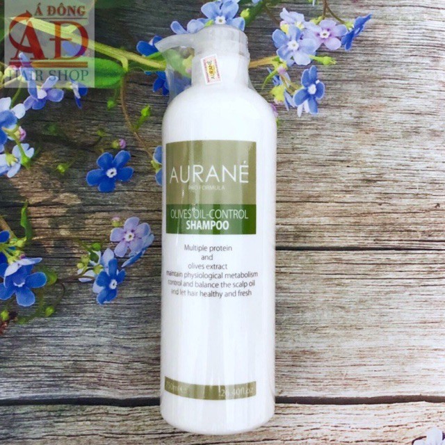 [+Tặng mũ trùm][Chính hãng] DẦU GỘI KIỂM SOÁT DẦU AURANE OLIVES OIL - CONTROL SHAMPOO 750ML