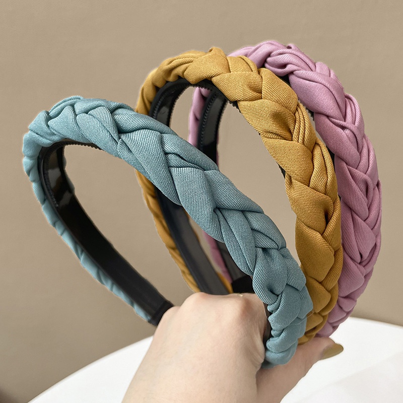 Cài tóc Haimeikang thiết kế đơn giản bằng satin thời trang Hàn Quốc