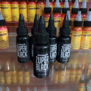 Mực xăm Trung Cấp Intenze Zuper Black 30ml ( hàng có sẵn )
