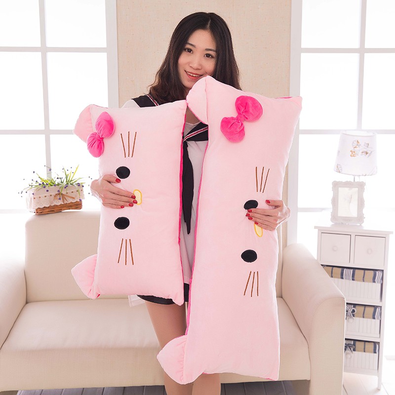 Gối dài hình dễ thương cho bé - Thú bông nhập khẩu cao cấp - Chiều cao 60cm