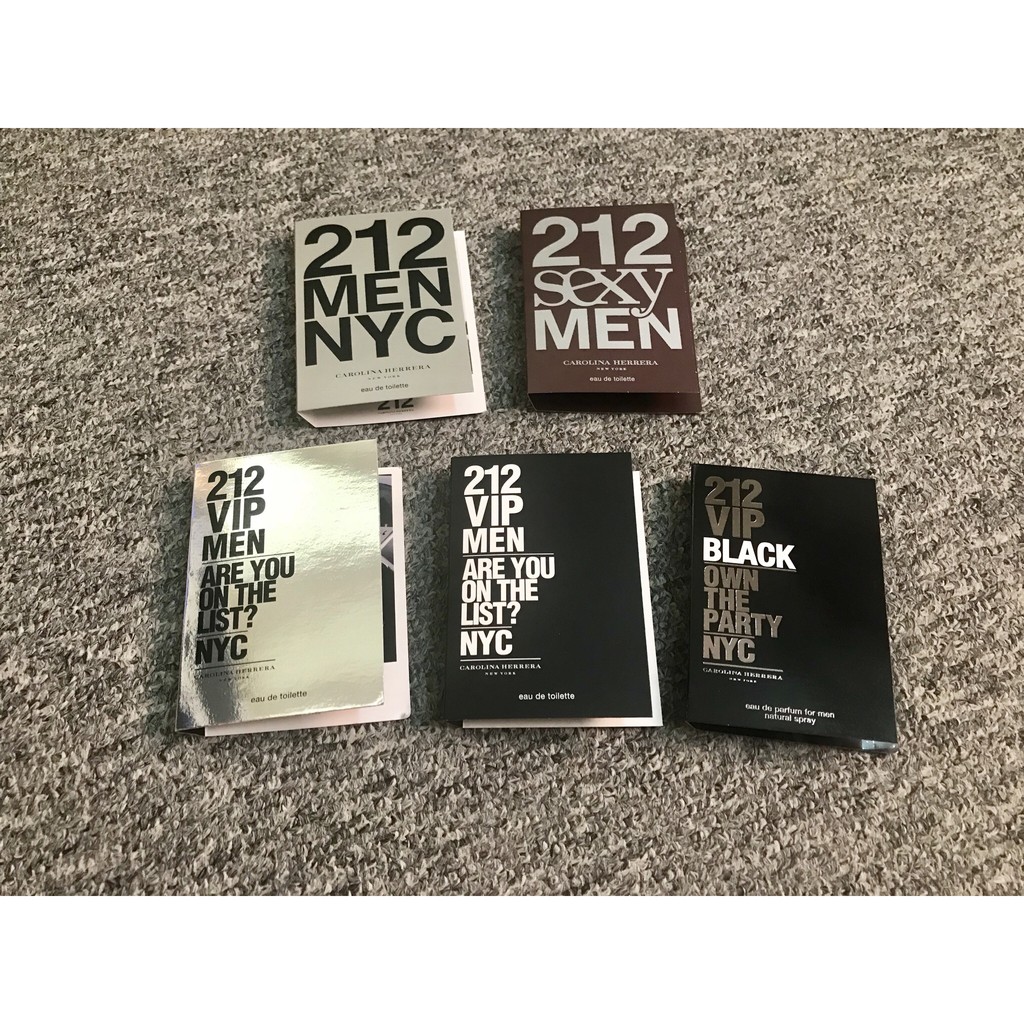 💥 Mẫu thử nước hoa nam 212 - Carolina Herrera