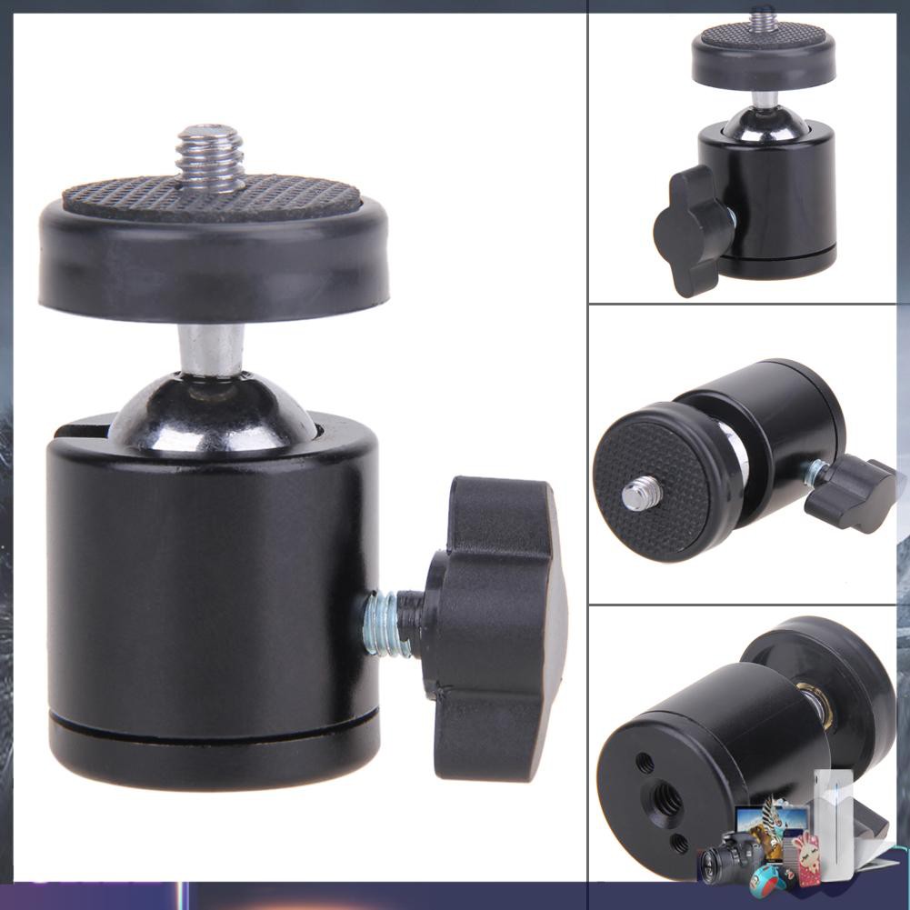 Mini Ball Head of 360 Swivel DSLR Camera Tripod Dsr +1/4"Screw Mount Stand