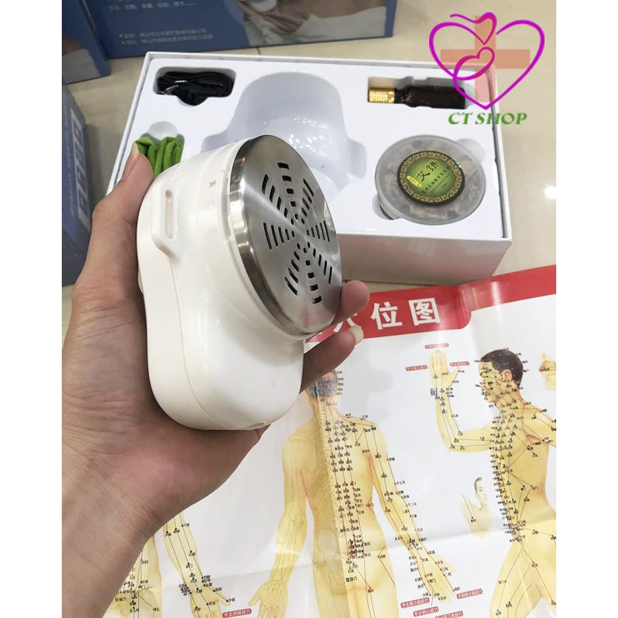 Máy Xông Ngải Cứu MOXIBUTION V189 - Chữa Bệnh Đông Y.