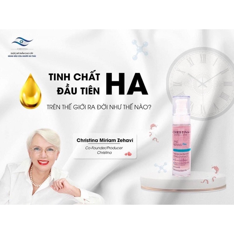 Serum cấp ẩm Christina Line Repair Theraskin HA Concentrate 50ml