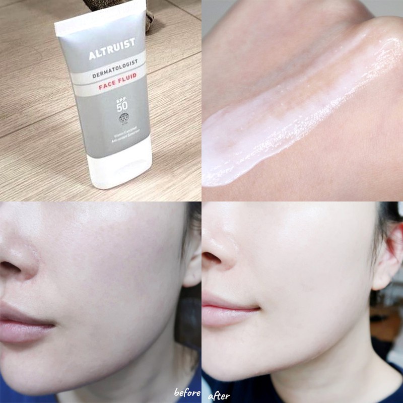 Kem chống nắng ALTRUIST Dermatologist Sunscreen Face Fluid SPF50 50ML phù hợp cho da nhạy cảm