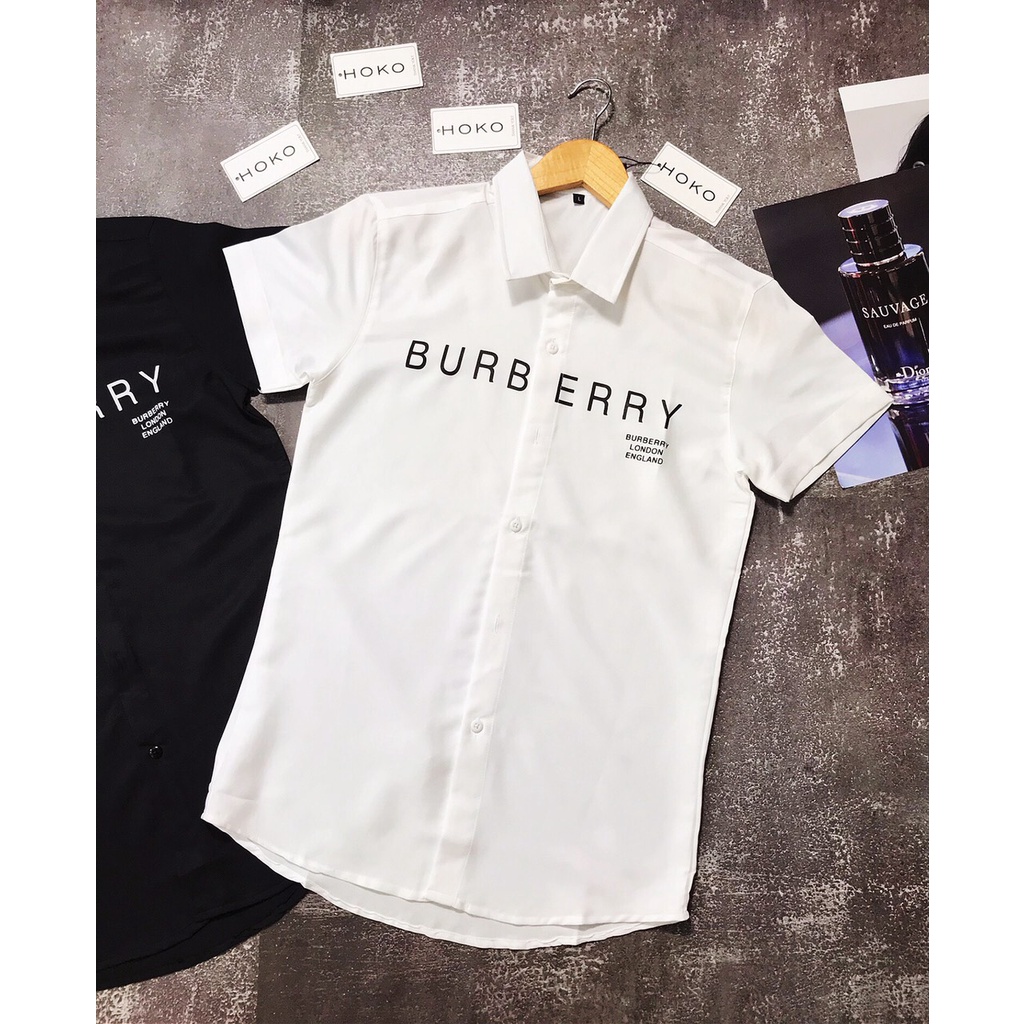 Áo sơ mi nam ngắn tay cổ bẻ BBR vải kate mặc má chống nhăn form vừa, hot trend, trẻ trung VBSHOP123